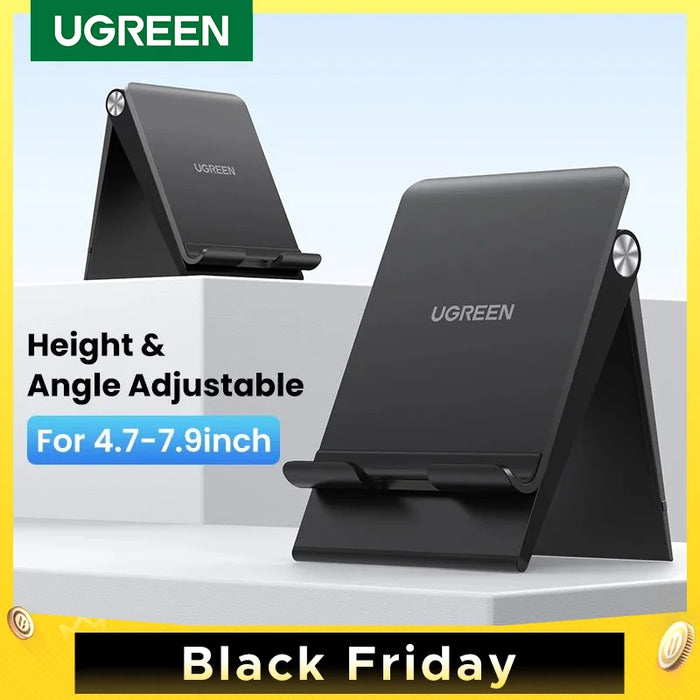 UGREEN Phone Stand Holder Desk Cell Phone Dock Stand for iPhone 16 15 14 Pro Max Adjustable Foldable Mobile Phone Holder Stand