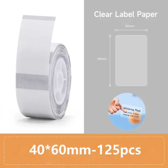 NIIMBOT Thermal Label Paper for B1/B21/B3S Printer 9 Rolls Set Scratch-resistant Sticker Waterproof Oil-Proof Label Tape