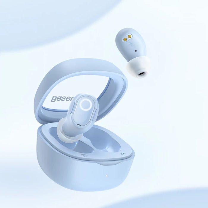 Baseus WM02 Wireless Earphones TWS Bluetooth 5.3 Headphones, Mini and compact Comfortable wear, 25 hours Long Battery Life