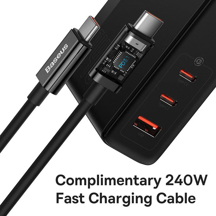 【Limited】Baseus 140W Chargers PD Charger USB C Charger PD3.1 Fast Charge For Macbook Tablet Phone Charger For iPhone 16 15 14