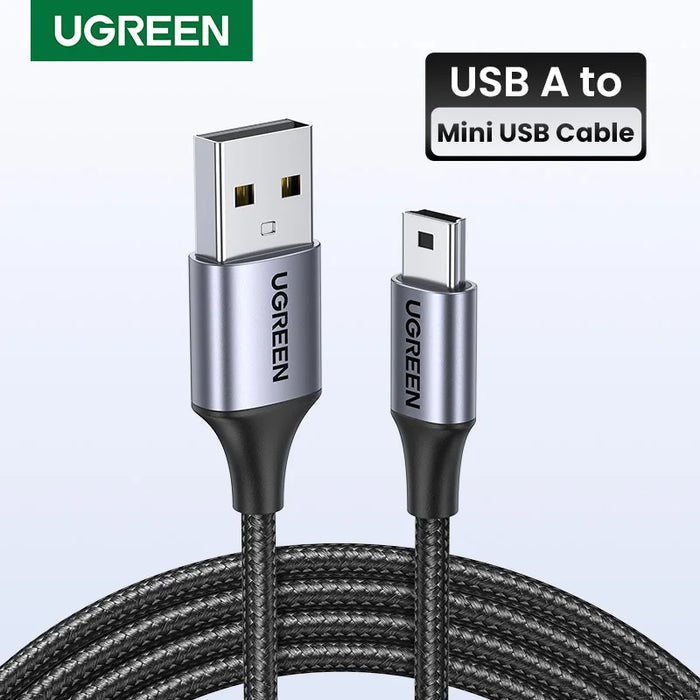 Ugreen Choice Mini USB Cable Mini USB to USB Fast Data Charger Cable for MP3 MP4 Player Car DVR GPS Digital Camera HDD Mini USB 