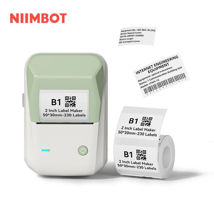 Niimbot B1 Mini Thermal Printer ប៊្លូធូស ប៊្លូធូស ផ្លាកហោប៉ៅចល័ត ម៉ាស៊ីនព្រីនស្ទិកឃ័រស្ទិកឃ័រដោយខ្លួនឯងសម្រាប់អាជីវកម្មខ្នាតតូច 