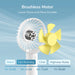 JISULIFE USB Mini Strong Wind Handheld Fan Portable and Quiet Rechargeable Hand Fan for Student Office Small Pocket Cooling Fans