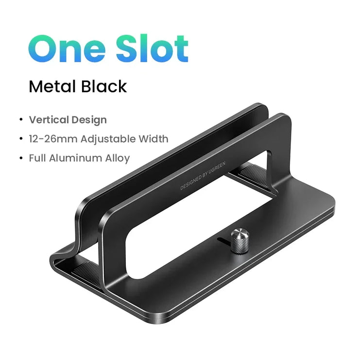 UGREEN Vertical Laptop Stand Holder For MacBook Air Pro Aluminum Foldable Notebook Stand Laptop Support MacBook Pro Tablet Stand