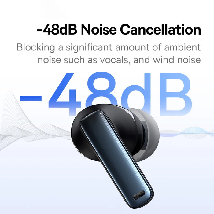 Baseus Bowie M2s Wireless Earphone Bluetooth 5.3 -48dB Active Noise Cancellation Headphone Support 3D Spatial Audio TWS Earbuds