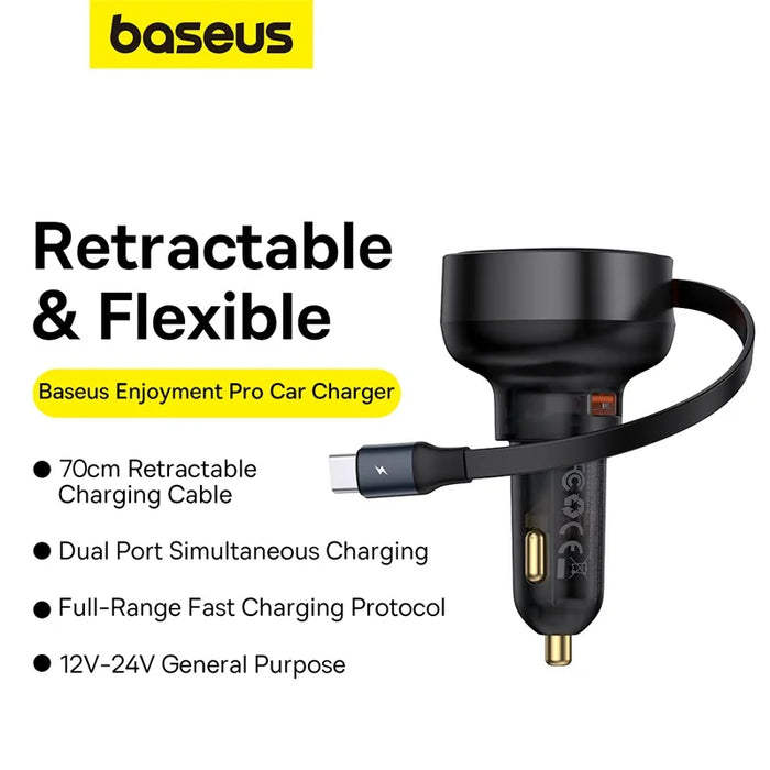 [Limited Stock Clearance]Baseus Car Charger QC 3.0 PD 3.0 USB Phone Car Charger For iPhone 15 14 13 12 Pro Max Samsung