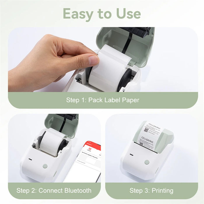 Niimbot B1 Mini Thermal Printer ប៊្លូធូស ប៊្លូធូស ផ្លាកហោប៉ៅចល័ត ម៉ាស៊ីនព្រីនស្ទិកឃ័រស្ទិកឃ័រដោយខ្លួនឯងសម្រាប់អាជីវកម្មខ្នាតតូច 