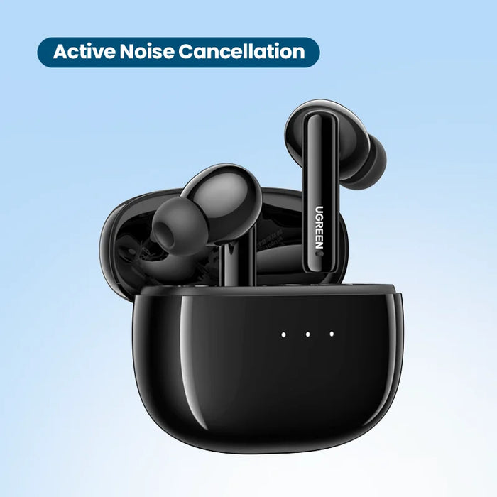 UGREEN HiTune T3 ANC Wireless TWS Bluetooth 5.2 Earphones Headset Active Noise Cancellation, in-Ear Mics Handfree Phone Earbuds