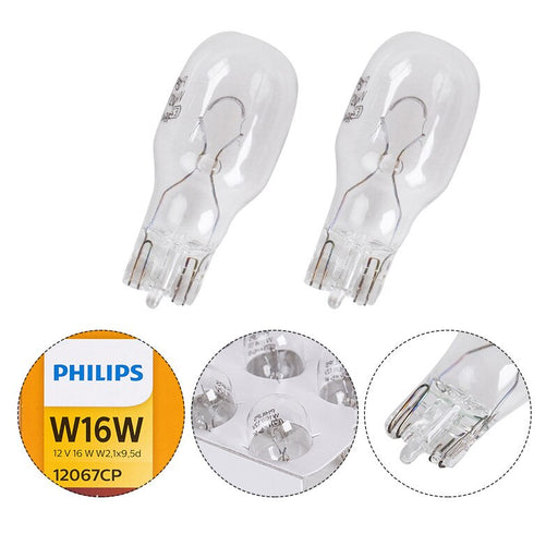 Philips T15 T16 W16W 921 12V 16W Vision Original Car Reverse Bulb Brake Lamp Standard Signals Rear Light 12067CP Wholesale 10pcs