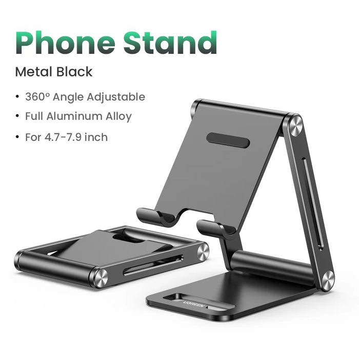 【លក់ថ្មី】 UGREEN Tablet Phone Stand For iPad Pro iPhone Xiaomi Tablet Support Aluminum iPad Stand Laptop Stand Tablet Stand