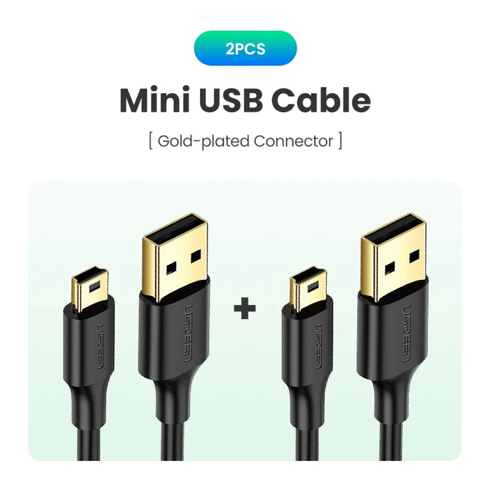 Ugreen Choice Mini USB Cable Mini USB to USB Fast Data Charger Cable for MP3 MP4 Player Car DVR GPS Digital Camera HDD Mini USB 