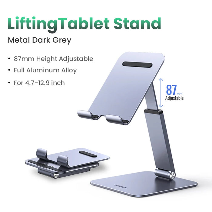 UGREEN Tablet Phone Stand Aluminum iPad Stand For iPad Pro iPhone Xiaomi Tablet Support Laptop Stand Phone Holder Tablet Stand