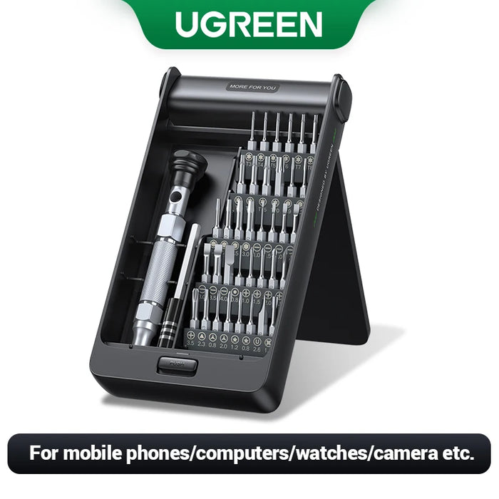 UGREEN 38-in-1 Precision Screwdrivers Repair Set for Mobile Phone PC Multifunction Maintenance Disassembly Tool Screwdriver