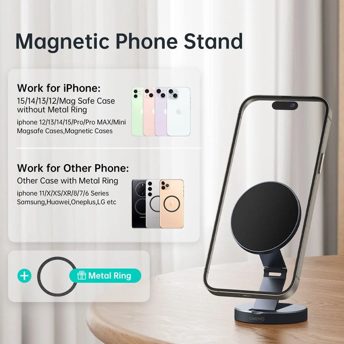 Foldable Magnetic Mobile Phone Holder Universal Powerful Mobile Phone Holder