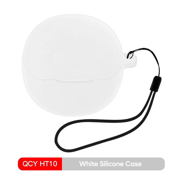 QCY HT05 Soft Sillicone Case HT10 MeloBuds Pro Wireless Earphones Storage Bag Headphones Protective Case Earbuds Cleaning Kits