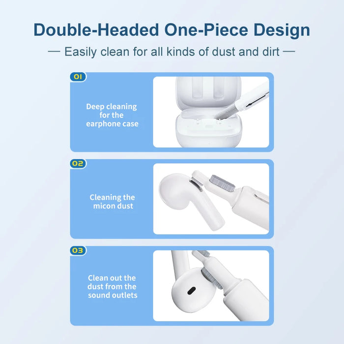 Bluetooth Earphones Cleaning Kits for QCY T13 T20 T18 TWS Earbuds Cleaner Clean Brush Pen for Airpods Pro 3 2 1 Xiaomi  Huawei