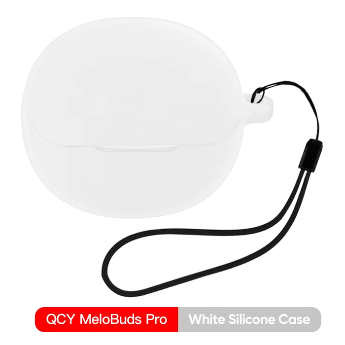 QCY HT05 Soft Sillicone Case HT10 MeloBuds Pro Wireless Earphones Storage Bag Headphones Protective Case Earbuds Cleaning Kits