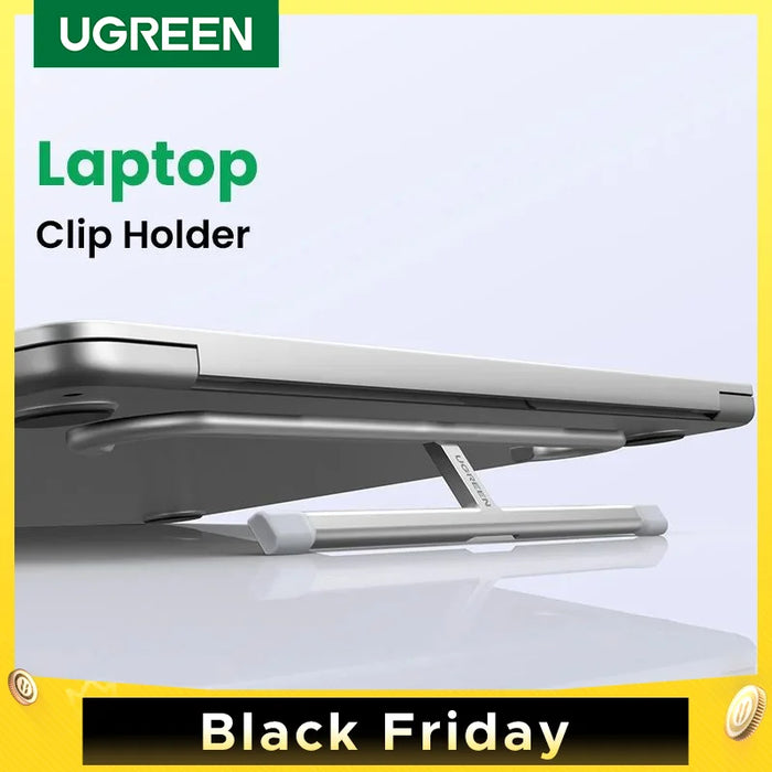 UGREEN Laptop Stand For Macbook Pro ដែលអាចបត់បានអាលុយមីញ៉ូមបញ្ឈរ Notebook Stand Laptop Support Macbook Air Pro Tablet Phone Stand