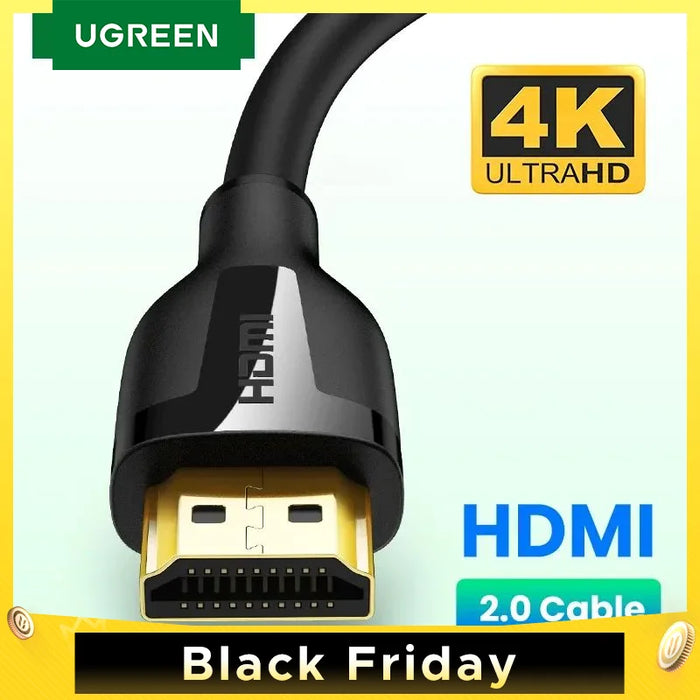 UGREEN HDMI-Compatible Cable 2.0 for Apple TV PS4 Splitter Switch Box Cable 60Hz Video Audio Cabo Cord HDMI-Compatible 4K