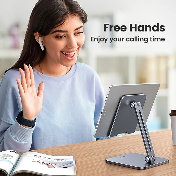 【លក់ថ្មី】 UGREEN Tablet Phone Stand For iPad Pro iPhone Xiaomi Tablet Support Aluminum iPad Stand Laptop Stand Tablet Stand