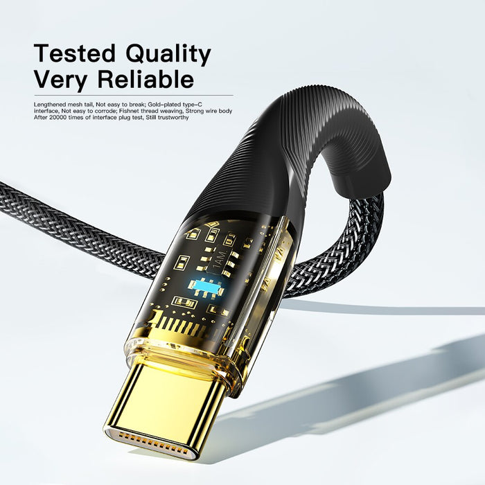 Essager 100W 60W USB C To Type C Cable Fast Charging Wire Cord For Macbook iPad Samsung Huawei Xiaomi POCO PD 5A Type-C Cable
