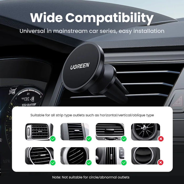 【New-in Sale】UGREEN Magnetic Car Phone Holder Universal For iPhone 15 14 13 Pro Max Xiaomi Samsung Dashboard Car Phone Stand