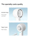 JISULIFE Mini Portable Fan Powerful Trubo Rechargeable Bladeless Fans Ultra-quiet Personal Hand Fan Small Pocket Hand-held Fan