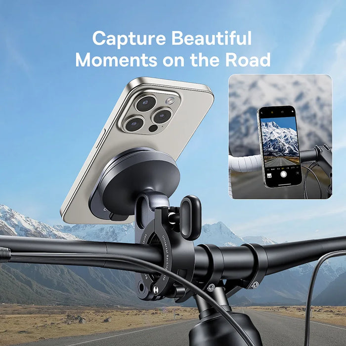 Baseus Bike Phone Holder Motorcycle Bicycle Scooter Bike Handlebar Shock-Resistant Phone Mount Support for iPhone Samsung Stand