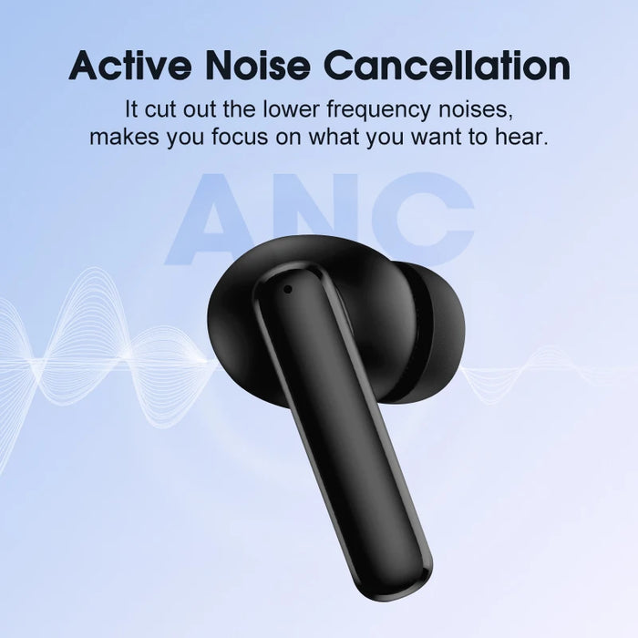 QCY T13 ANC Wireless Earphones Bluetooth 5.3 TWS ANC Noise Cancellation Headphone 4 Mics ENC Headset in-Ear Handfree Earbuds