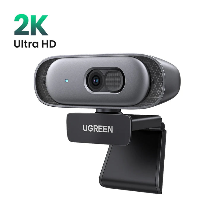 【RU】UGREEN USB Webcam 2K HD Mini Webcam For Laptop Computer Web Camera Dual Microphones for Youtube Zoom Video 2K USB webcam