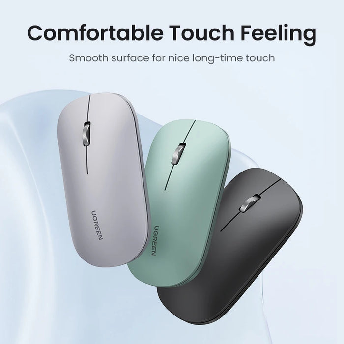 UGREEN Mouse Wireless Bluetooth Silent Mouse 4000 DPI For MacBook Tablet Computer Laptop PC Mice Slim Quiet 2.4G Wireless Mouse