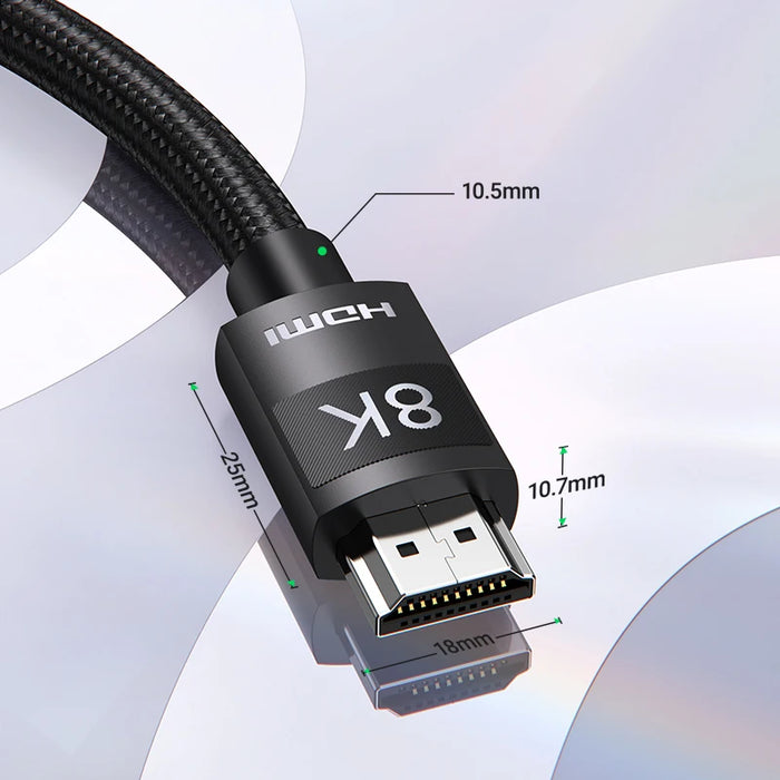 UGREEN HDMI-Compatible 2.1 Cable Ultra High-speed 8K/60Hz 4K/120Hz for Xiaomi Mi Box PS5 Dolby Vision 48Gbps HDMI-Compatible 8K