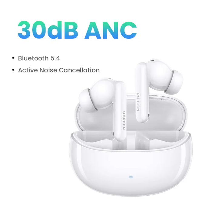 ជម្រើស UGREEN HiTune T3 Pro ANC Wireless Bluetooth Earphones TWS Headset Active Noise Cancellation, in-Ear Mics Phone Earbuds