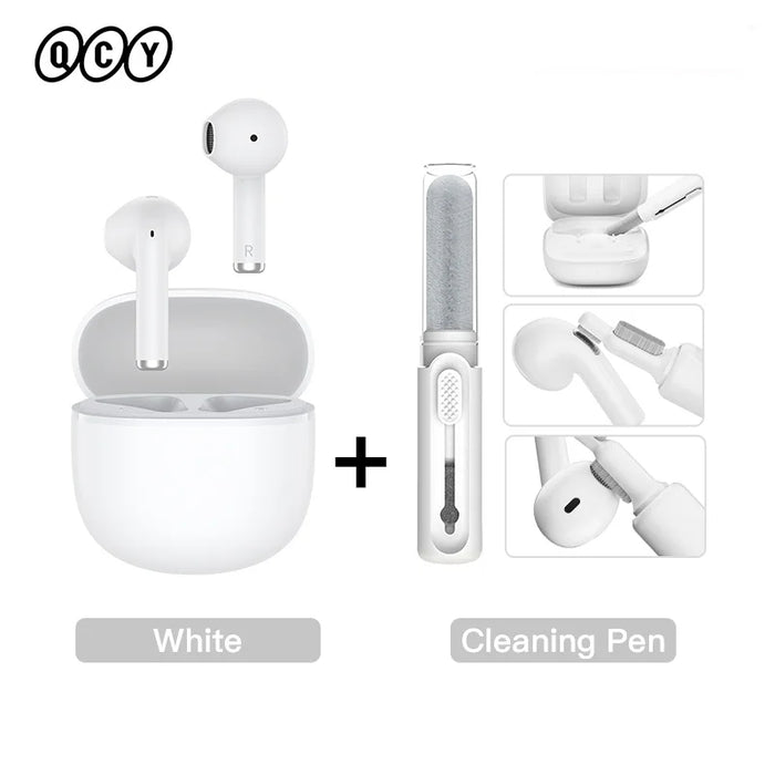 QCY Ailybuds Lite Wireless Earphones Bluetooth 5.3 TWS Earbuds Semi in-Ear Gaming Headphones Hifi Sound Headsets ENC HD Call 28H