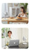 JISULIFE Desk Fan 8000mAh Portable Rechargeable Fan 5 Speeds Silent Table Fan for Home Office Mini Ventilador Portatil Fans