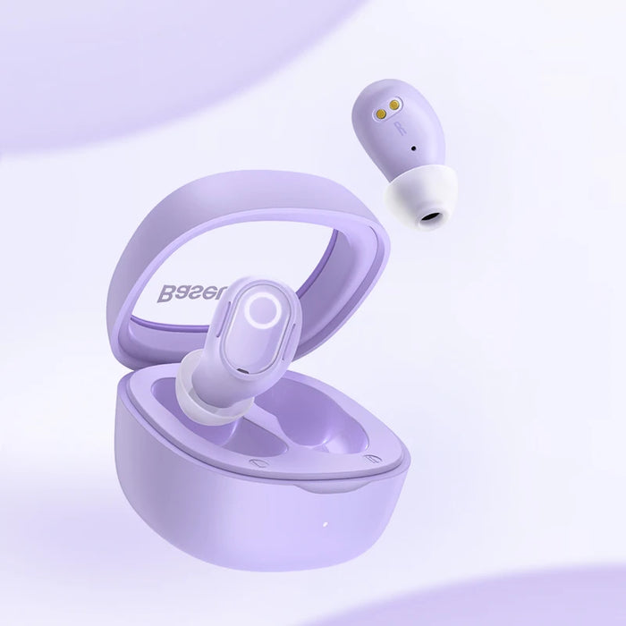 Baseus WM02 Wireless Earphones TWS Bluetooth 5.3 Headphones, Mini and compact Comfortable wear, 25 hours Long Battery Life