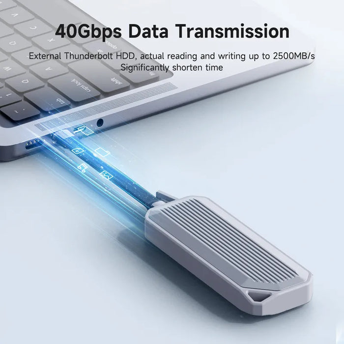 Hagibis USB4 Data Cable 40Gbps USB C to Type C Short Cable PD 240W 8K 60Hz for Thunderbolt 3/4 iPhone 15 Pro Max SSD Power Bank