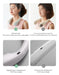 JISULIFE Portable Neck Fan 78 Air outlet Provide Cooling Wind 4000 mAh USB Recharge Mini Personal Fan Silent Neckband for Sports