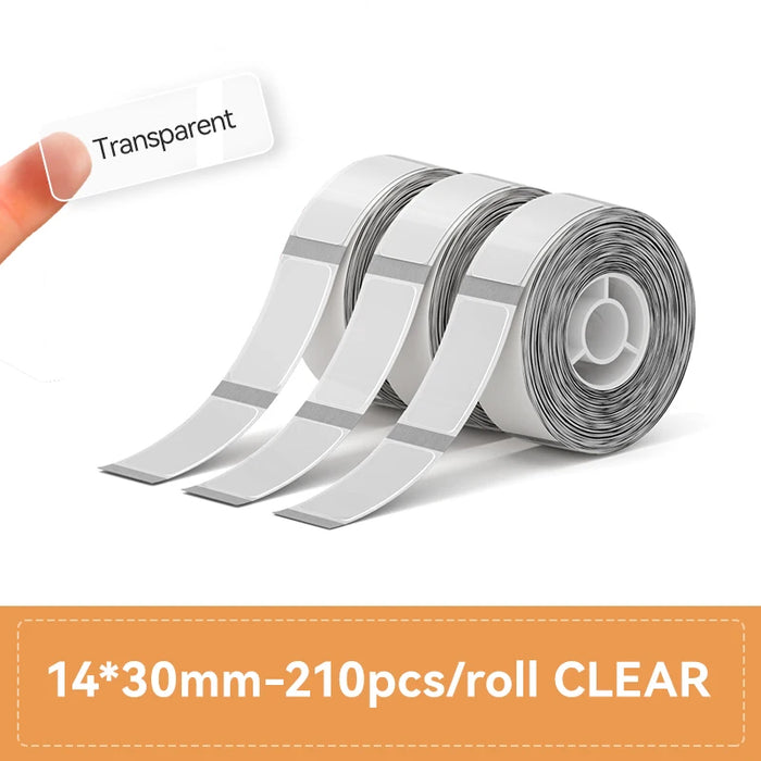 Niimbot Thermal Label Paper 3 Rolls/Set Waterproof Scratch-Resistant Tape Sticker for D110 D11 D101 H1 H1S Smart Label Printer