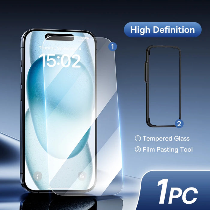 Baseus Tempered Glass for iPhone 16 Pro Max Plus Screen Protector for iPhone 15 14 13 12 11 Pro Max Clear Edge Anti-Peeping Film