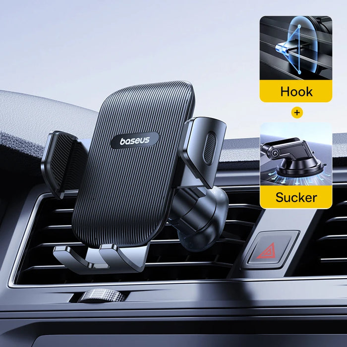 Baseus Car Phone Holder Sucker for Dashboard Windshield Vent Mobile Car Holder Clamp For iPhone Pro Max X Xiaomi Huawei Samsung