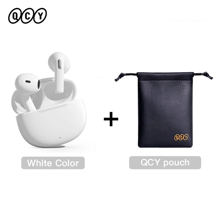 QCY T20 TWS Wireless Earphones Bluetooth 5.3 Earbuds 68ms Low Latency 13mm Driver HIFI Headphones 4 Mics+ENC HD Call Headsets