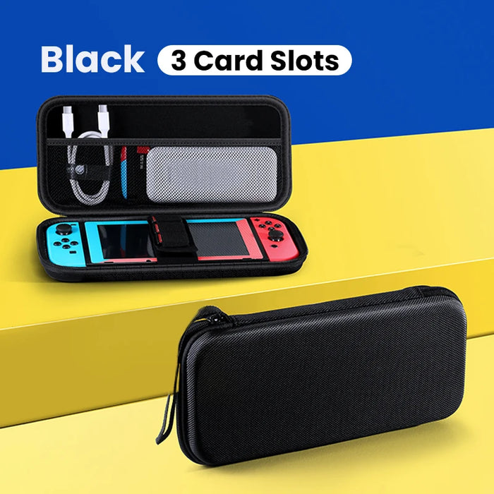 ថង់ផ្ទុក UGREEN សម្រាប់ Nintendo Switch OLED Lite Accessories 10 Game Slots Protective Carrying Portable Travel Bag