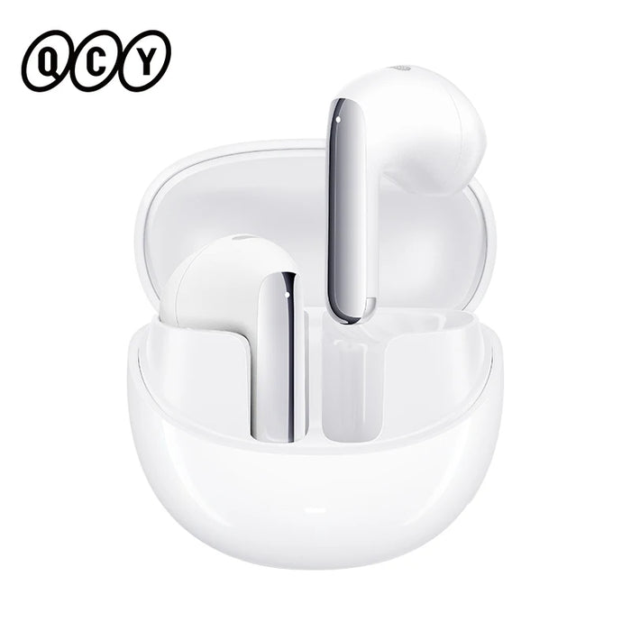 QCY HT10 AilyBuds Pro+ ANC Wireless Earphone Hi-Res Audio with LDAC Bluetooth 5.3 Earbuds 6 Mic AI HD Call Multipoint Connection