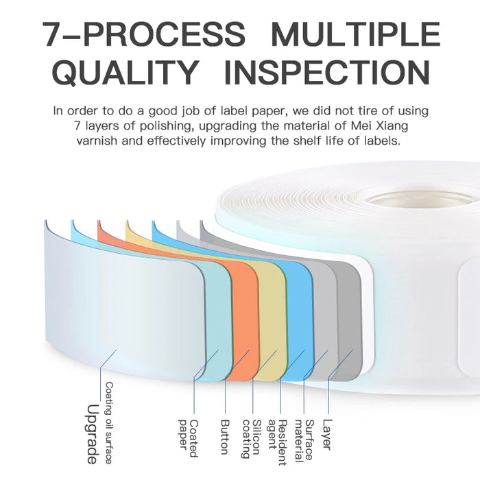 Niimbot Pocket Printer Labels Tape Printer Maker for Stickers D110 D11 D101 Labeling Self-adhesive Label Paper For Home Office