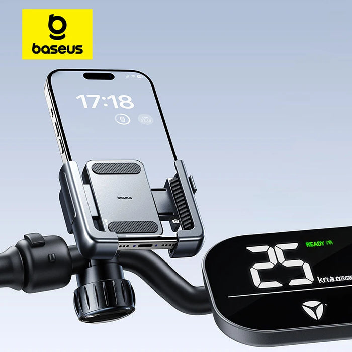 Baseus Bike Phone Holder Case Cycling Bike Mount for iPhone Xiaomi Mobile Phone Stand Bag Handlebar Bicycle 360 Degree Rotatable