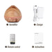 Aroma Essential Oil Diffuser 400ml Wood Grain Ultrasonic Cool Mist Whisper-Quiet Humidifier with Remote Control