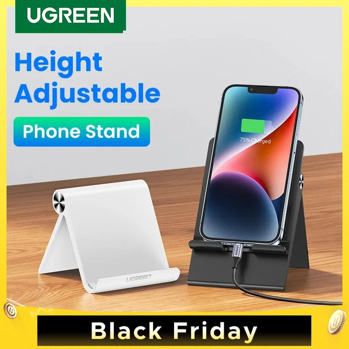 UGREEN Phone Holder Stand Moblie Phone Support For iPhone 16 15 ProMax Xiaomi Samsung Tablet Holder Desk Cell Phone Holder Stand