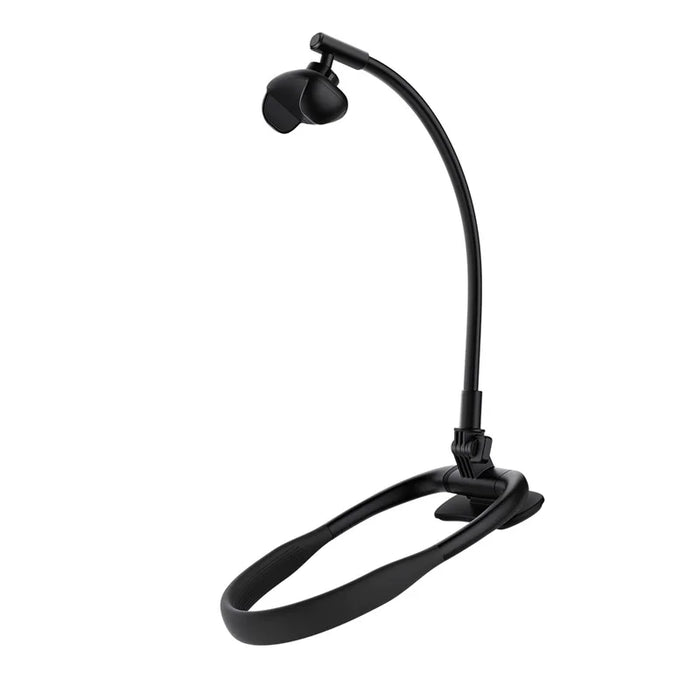 Baseus Flexible Universal Neck Phone Holder Hanging Neck Lazy Necklace Cell Phone Desk Mount Bracket for iPhone 16 15 14 Pro Max