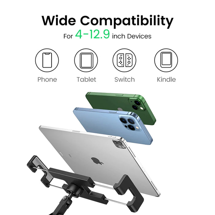 UGREEN Tablet Phone Stand Long Arm Aluminum Adjustable Tablet Holder For iPad Pro Mini Air Xiaomi Tablet Support Laptop Stand